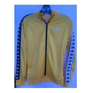 Yellow Kappa track jacket